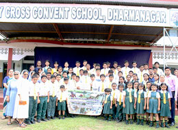 Flood Relief Drive at Holy Cross Convent School, Dharmanagar 